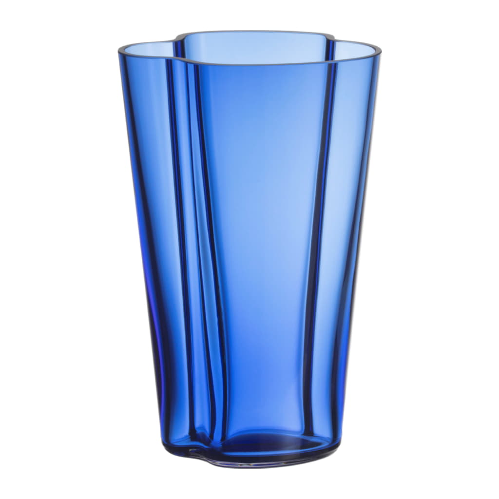 Aalto vase 220mm ultramarine blue